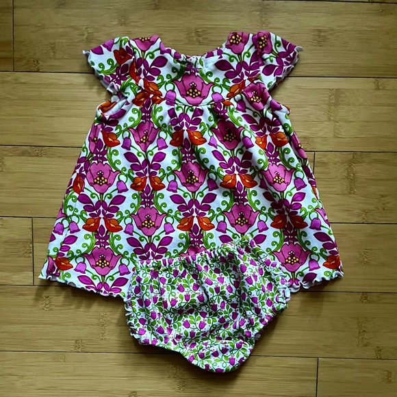 Vera Bradley Other - EUC Vera Bradley Lilli Bell Baby Dress + Bloomers - 3-6m